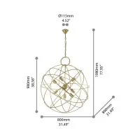 Ideal Lux Konse suspension lamp