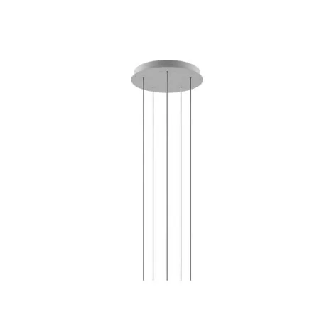 Zafferano ceiling rose for multiple suspension with 5 lights