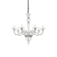Ideal Lux Brigitta sp8 lampada a sospensione in vetro soffiato