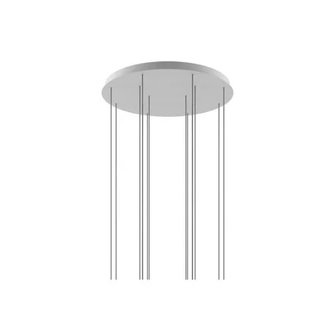 Zafferano ceiling rose for multiple suspension with 13 lights
