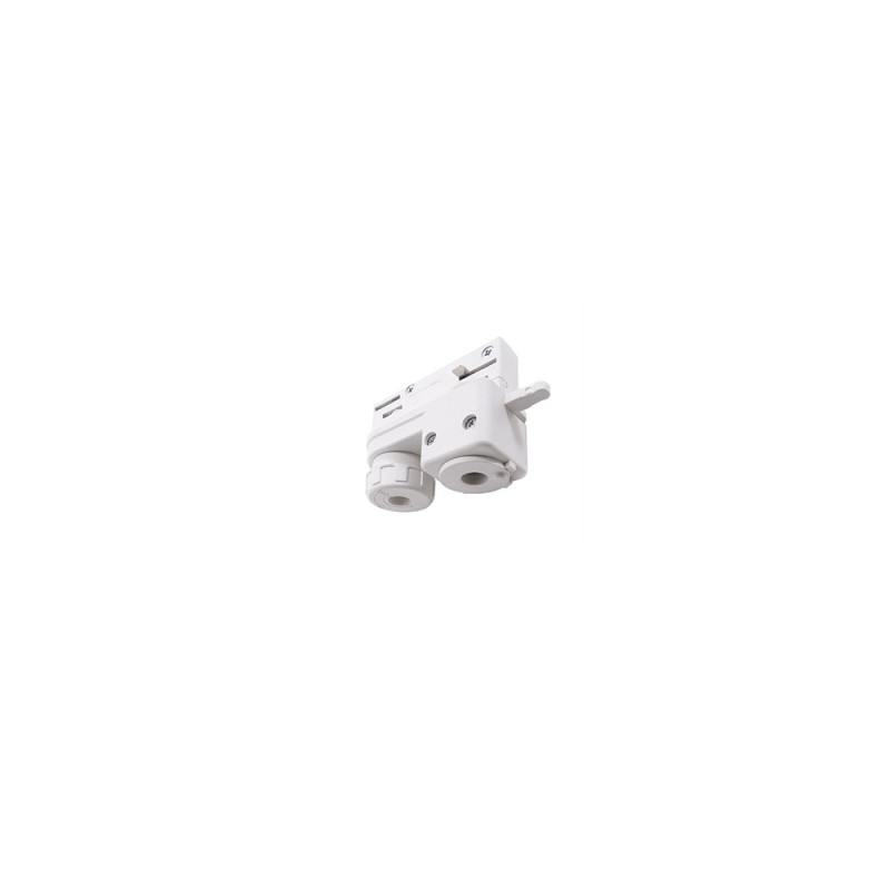 Ivela adattatore Elettromeccanico bianco per Binario trifase Ivela adattatore Elettromeccanico bianco per Binario trifase