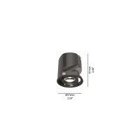 Ideal Lux Bento adjustable recessed spotlight body only