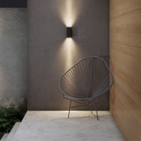 copy of Ideal Lux Base Wall Lamp in Aluminum for Outdoor