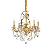 Ideal Lux Gioconda suspension lamp in crystal