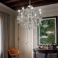 Ideal Lux Gioconda suspension lamp in crystal