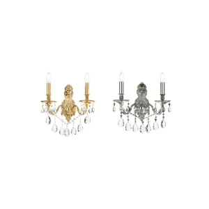 Ideal Lux Gioconda crystal wall lamp