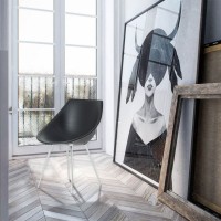 Driade Lagò Leather design chair