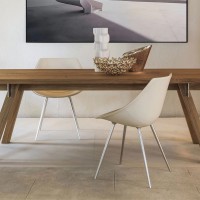Driade Lagò Leather design chair