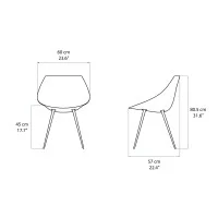 Driade Lagò Cuoio sedia design