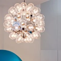 Flos Taraxacum 88 Suspension Lamp Chandelier in aluminum by