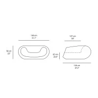Slide Chubby decorative armchair