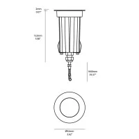Linea Light Suelo R 8W RGBW recessed LED spotlight carriageable