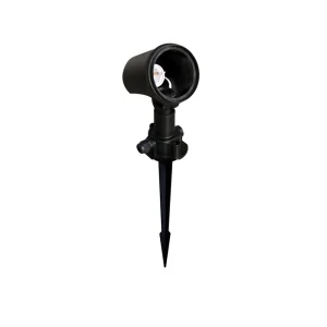 Beneito Faure FIX Proiettore LED E27 da Esterno Nero con Picchetto