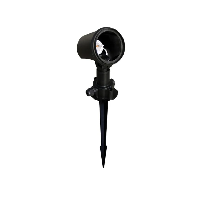 Beneito Faure FIX Proiettore LED E27 da Esterno Nero con Picchetto