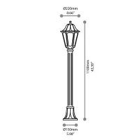 Ideal Lux Dafne lampione da giardino IP55