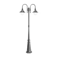 Ideal Lux Cima outdoor street lamp in aluminum