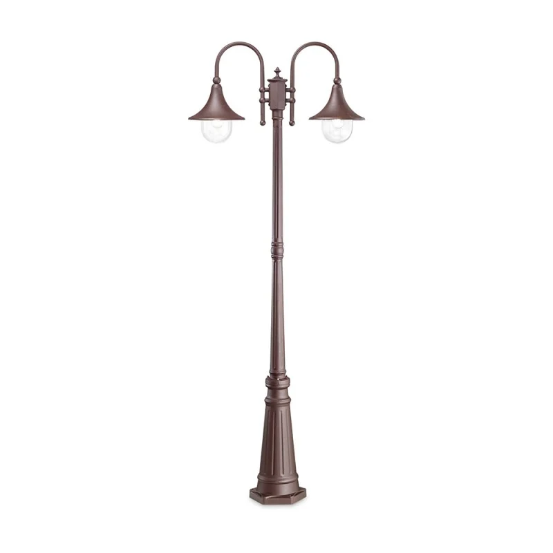 Ideal Lux Cima outdoor street lamp in aluminum