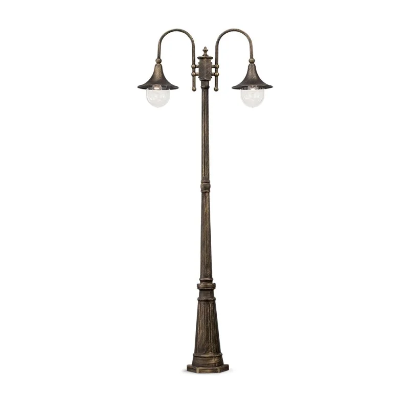 Ideal Lux Cima outdoor street lamp in aluminum