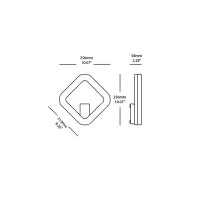 Sovil Quasar applique led per interno ed esterno