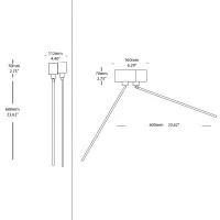 Cattaneo Lucilla Lampada led da soffitto lineare doppia orientabile