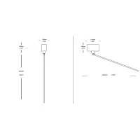 Cattaneo Lucilla Lampada led da soffitto lineare singola orientabile