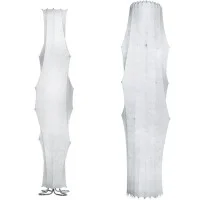 Flos Fantasma Floor Lamp white Cocoon Resin By Tobia Scarpa