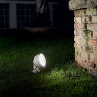 Ideal Lux Lithium outdoor spotlight with spike