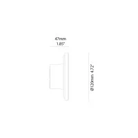 Beneito Mac Wall round outdoor wall light