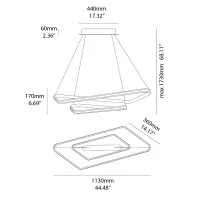 Vivida Rings led suspension lamp