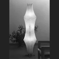 Flos Fantasma Piccolo Lampada da Terra bianco in Resina Cocoon