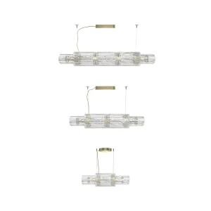 Masiero Vegas led linear suspension lamp