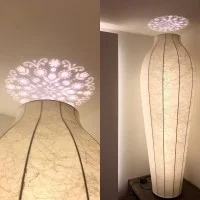 Flos Chrysalis Floor Lamp white Cocoon Resin By Marcel Wanders