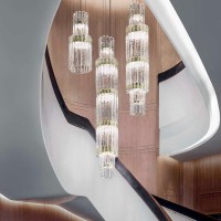 Masiero Vegas lampada a sospensione verticale led