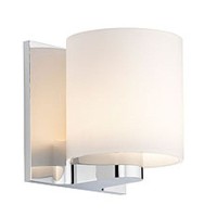 Flos Tilee Applique Wall Lamp Chrome/White By Marcello Ziliani