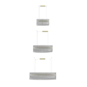 Masiero Vegas oval led suspension lamp