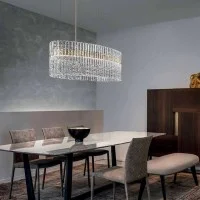 Masiero Vegas lampada a sospensione led ovale