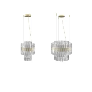 Masiero Vegas double led suspension lamp