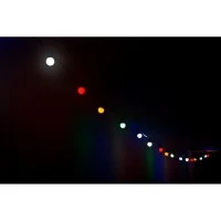 Catena Luminosa Cordoniera colore Nero 10 Portalampada E27 11.5