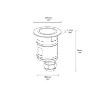 Luce & Light Bright 1.0 recessed spotlight for outdoor 500mA