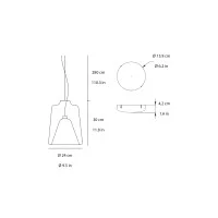 Oluce Lanterna lampada a sospensione Oluce Lanterna lampada a sospensione