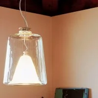 Oluce Lanterna lampada a sospensione Oluce Lanterna lampada a sospensione