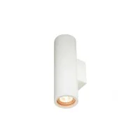 Molveno Pipe Round Lampada da Parete Biemissione Gesso