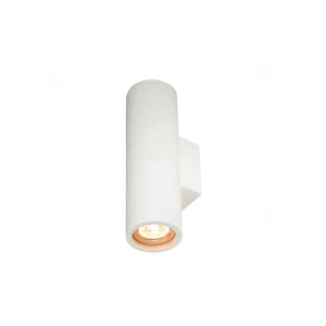 Molveno Pipe Round Lampada da Parete Biemissione Gesso