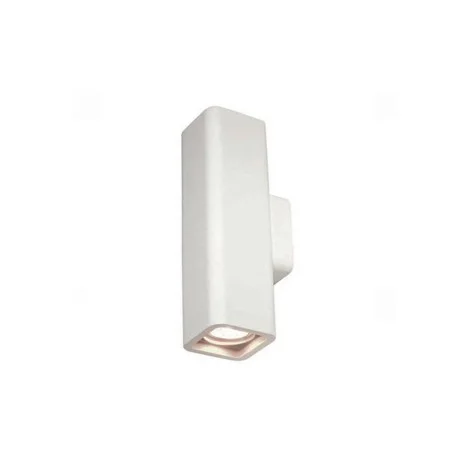 Molveno Pipe Square Plaster Wall Lamp Biemission