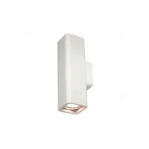 Molveno Pipe Square Lampada da Parete Biemissione Gesso