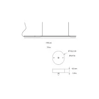 copy of Oluce Lanternina suspension lamp