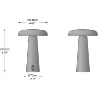 BEGA led battery lamp for outdoor