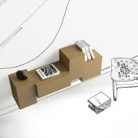 Minotti Little Italy wall case