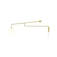 Luceplan Malamata brass wall lamp