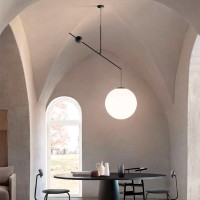 Luceplan Malamata 48 black suspension lamp